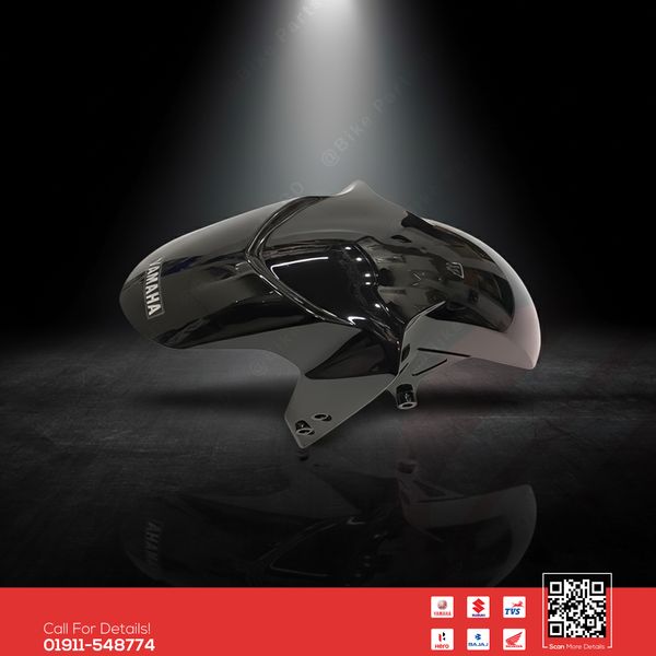 Mudguard (Black Colour) for Yamaha R15 V4 & R15M, MT15 V1 & MT15 V2 (Black Colour) bike.