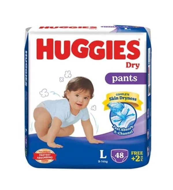 Huggies_L_Size_50pcs_Dry_Pants_For_9_To_14kg_Babies
