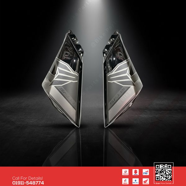 Tanky Kan (Glossy black) for Yamaha MT15 V2 (Black) bike.