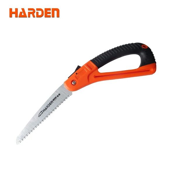 HARDEN 7" Folding Saw D-Type Handle, High quality fold small hand pruning saw, portable woodworking tree cutting wood for cutting trees, hand saw; 631302
