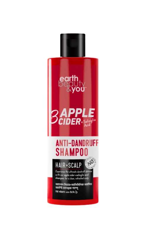 Earth Beauty & You  No. 3 Apple Cider + Salicylic Acid Anti-dandruff Shampoo 350ml - Image 1