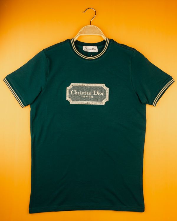 CD TS1 Premium Soft Cotton Spandex T-shirt Bottle Green