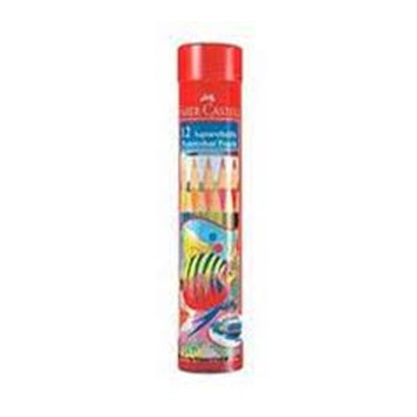 Faber Castell Long Color Pencil Round Tin 12pcs