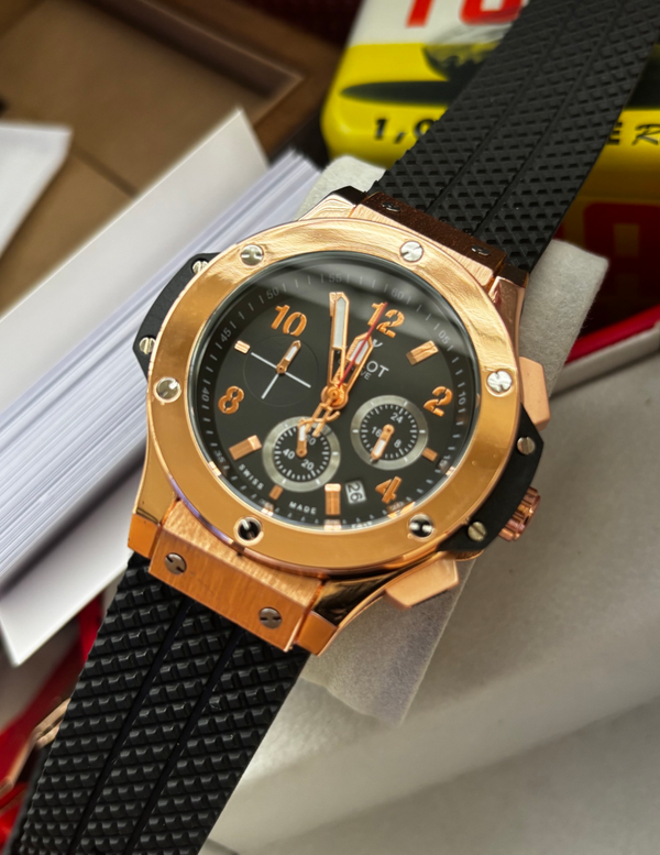 Hublot BB Belt Black RG Case