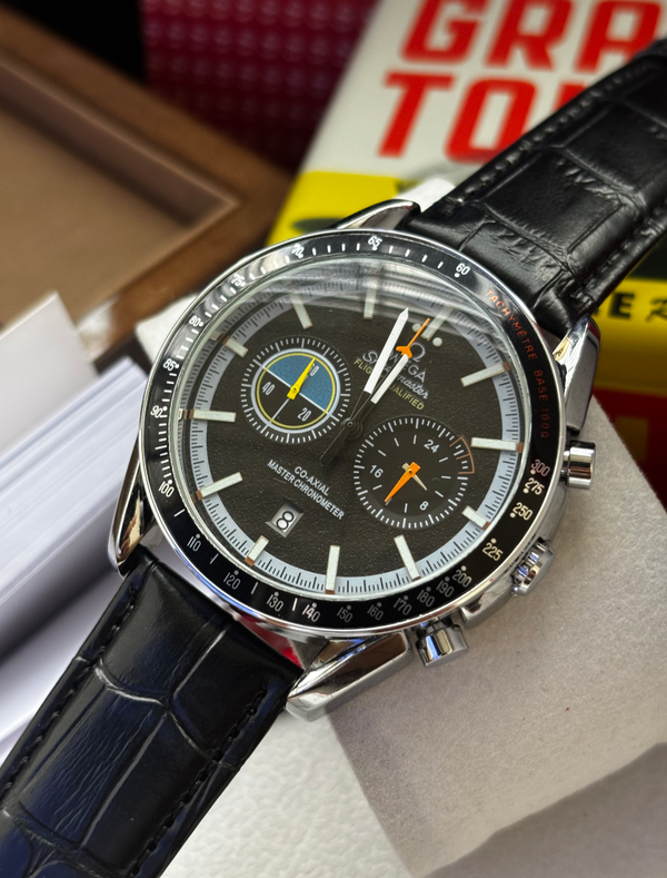 Omega Speedmaster Pilot Belt Full Black