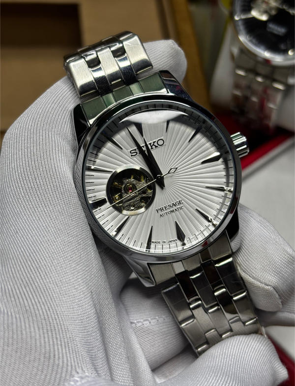Seiko Automatic Chain Silver White Dial