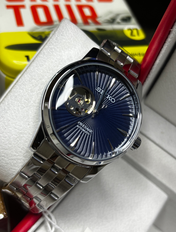 Seiko Automatic Chain Silver Blue Dial