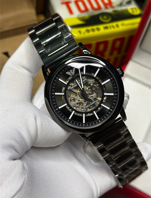 Armani Auto Chain Full Black