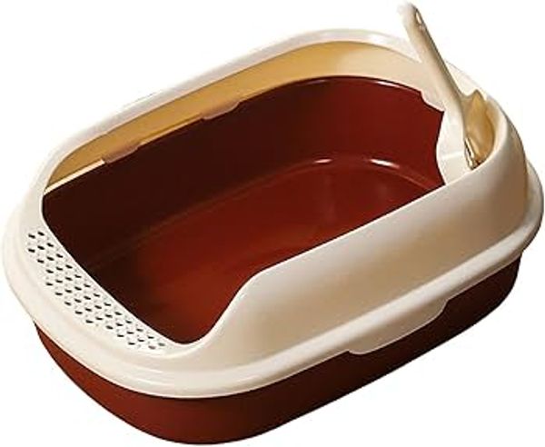 Cat Litter Box (Regular) Semi Inclosed + Scooper
