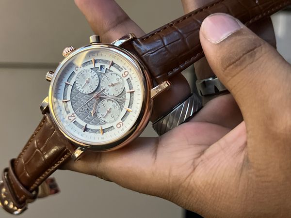PATEK BROWN BELT RG CASE ANTIQ DIAL