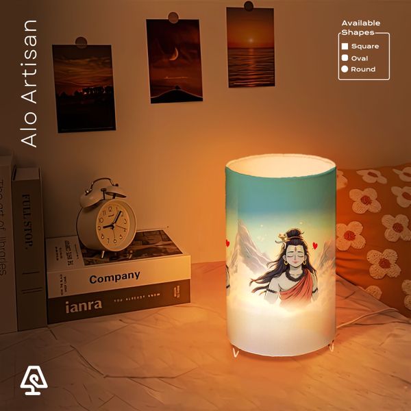 Divine Shiv Theme Table Lamp