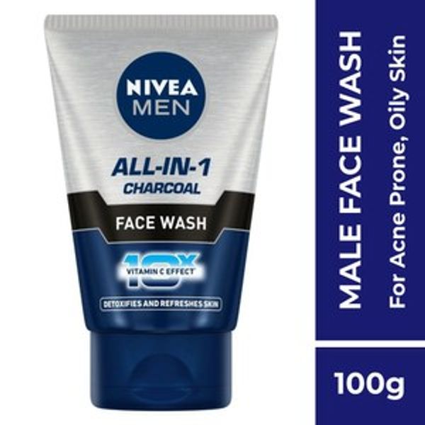 Nivea All in 1 Charcoal Facewash 100gm