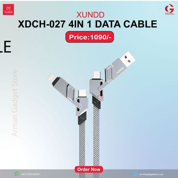 XUNDD XDCH-027 4 In 1 Fast Charging Cable