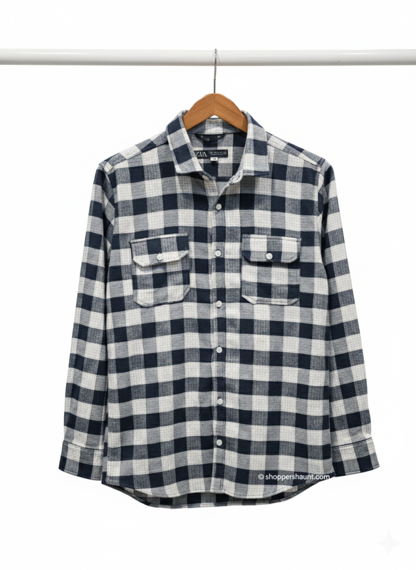 Trendy check shirt for winter