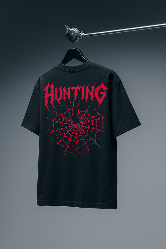 Hunting //unisex //Black Oversized t-shirt - Image 2