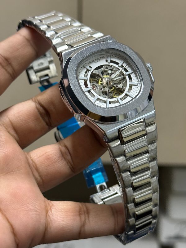 PATEK AUTO CHAIN WHITE DIAL