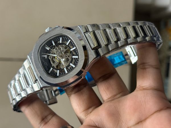 PATEK AUTO CHAIN BLACK DIAL
