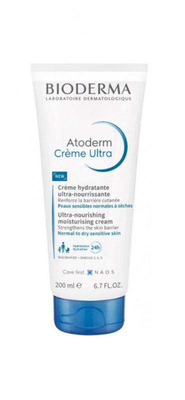 Bioderma Atoderm Creme Ultra | Normal To Dry Sensitive Skin | 200ml Tube