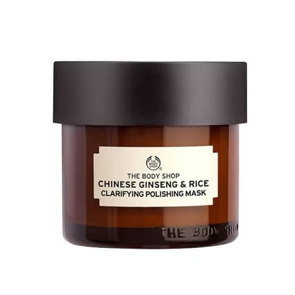The Body Shop Chinese Ginseng & Rice Clarifying Polishing Mask – 75ml