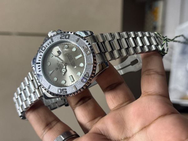ROLEX YACHT MASTER CHAIN SWEEP SILVER GREY