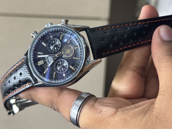 TAG BELT 3 CHRONO BLACK NEW