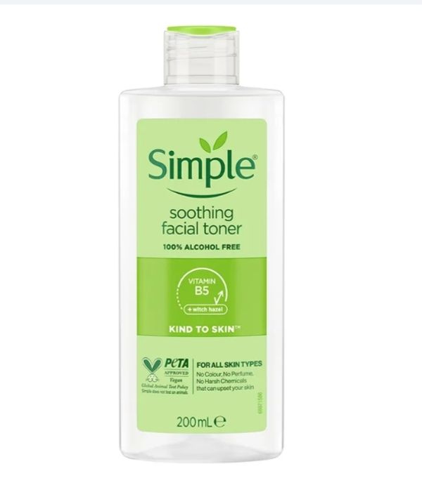 Simple Kind To Skin Soothing Facial Toner 200ml