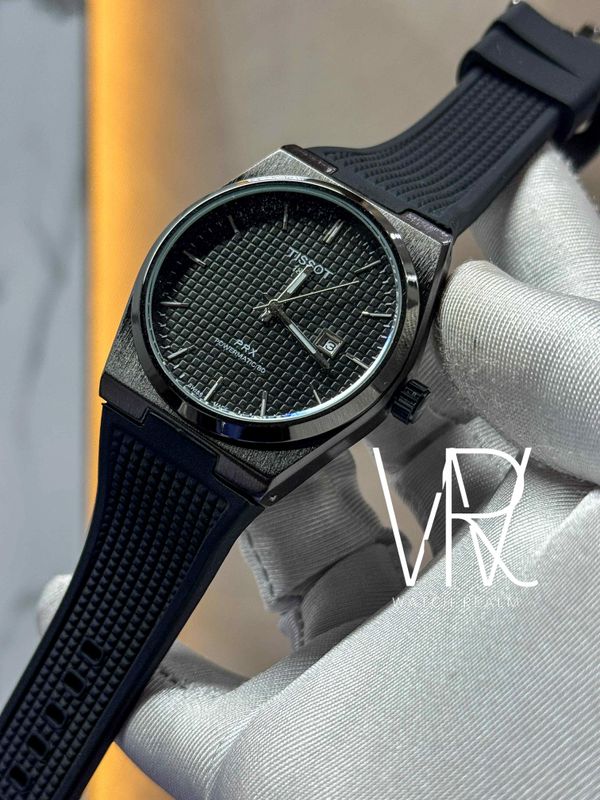 TISSOT PRX BLACK DIAL BLACK CASE