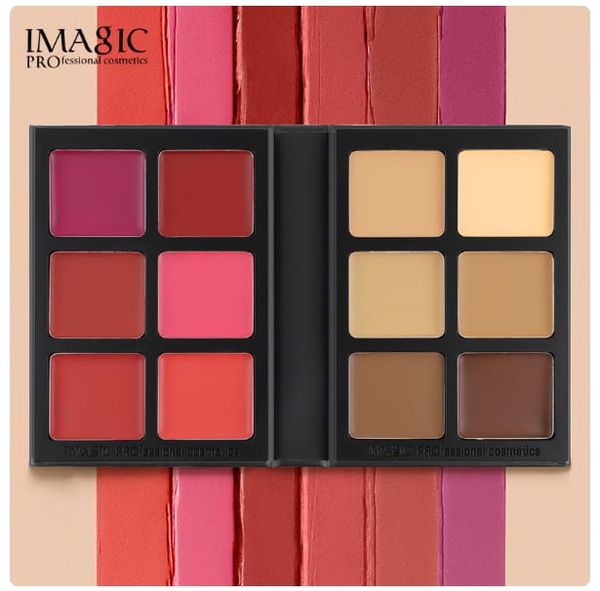 IMAGIC 12 Colors Contour & Blush Palette