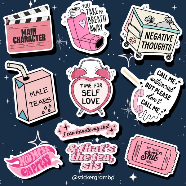 Girl Power Sticker Set 04