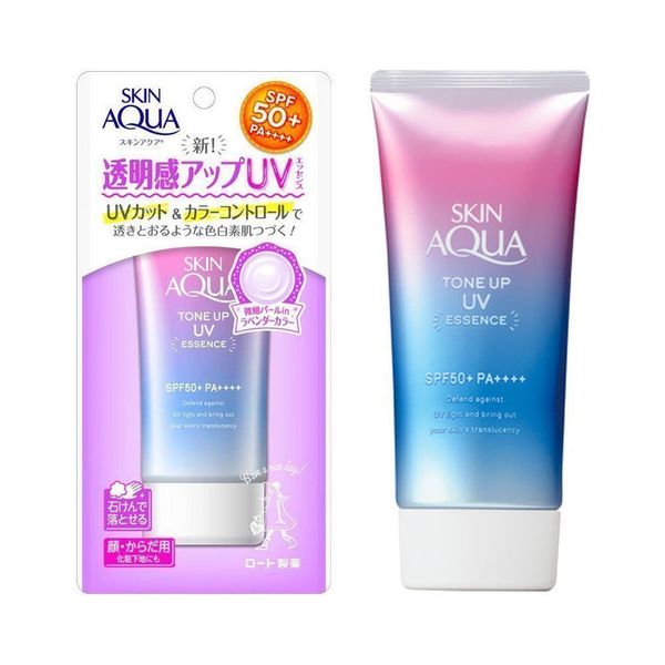 Skin Aqua - Tone Up UV Essence Sunscreen SPF50+ PA++++ 80g Lavender