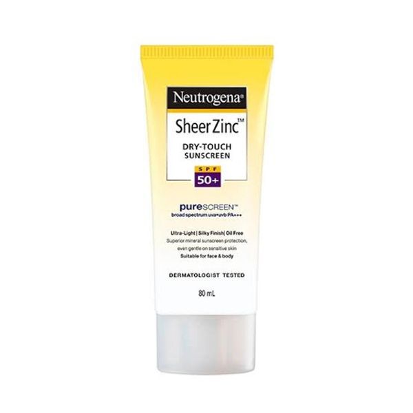 Neutrogena Sheer Zinc Dry Touch Sunscreen SPF50+ (80ml)