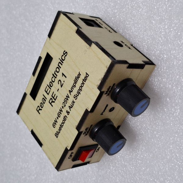 RE-2.1 Bluetooth Amplifier 6W + 6W + 25W