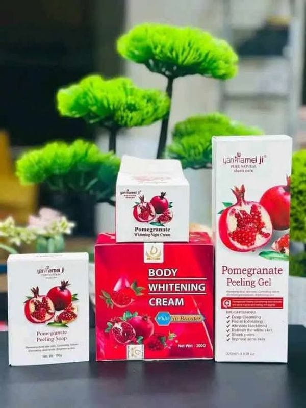 Pomegranate peeling gel