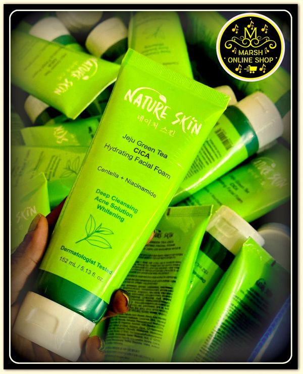 👉🔰𝐍𝐚𝐭𝐮𝐫𝐞 𝐒𝐤𝐢𝐧 𝐉𝐞𝐣𝐮 𝐆𝐫𝐞𝐞𝐧 𝐓𝐞𝐚 𝐂𝐢𝐜𝐚 𝐇𝐲𝐝𝐫𝐚𝐭𝐢𝐧𝐠 𝐅𝐚𝐜𝐢𝐚𝐥 𝐅𝐨𝐚𝐦 (𝟏𝟓𝟐 𝐦𝐥) - Image 2