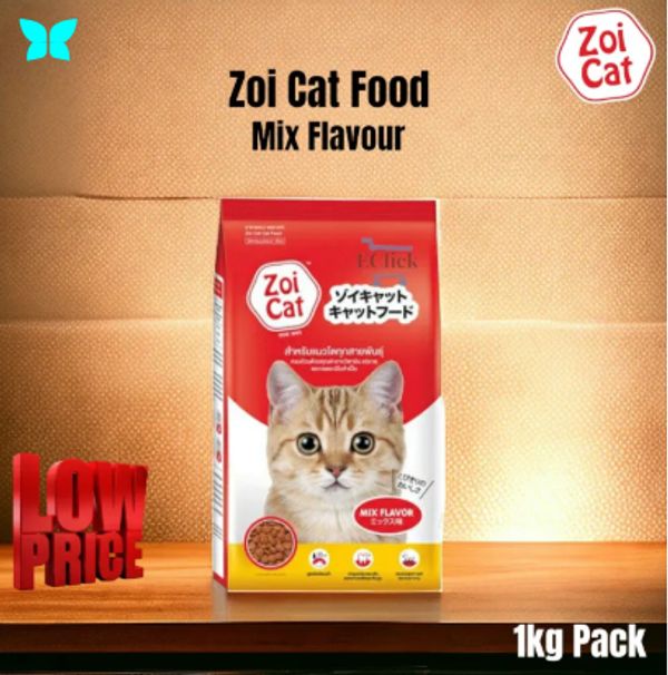Zoicat Cat Food 1Kg Mix Flavor