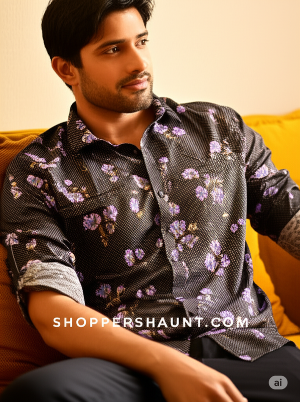 floral print shirt