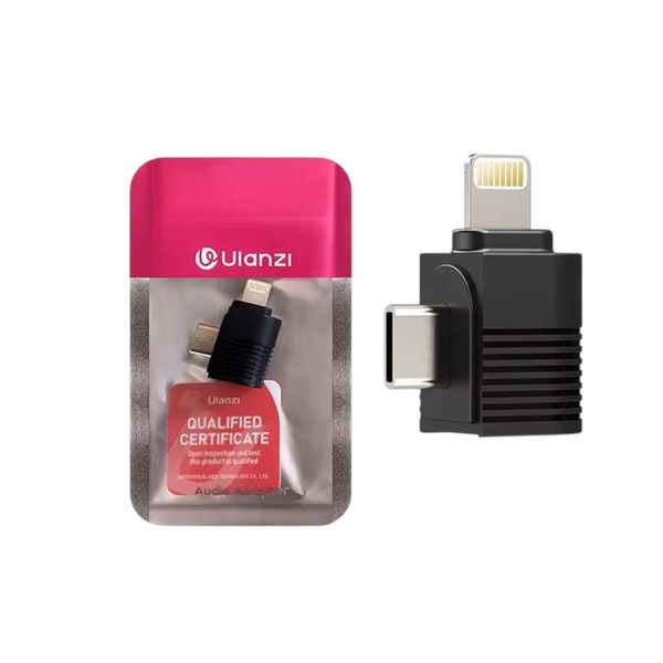 Ulanzi Type C to Lighting Adapter for A100 microphone .