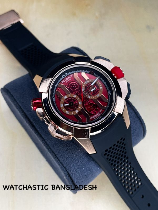 Jacob & Co Messi Edition Rose Gold Red Dial