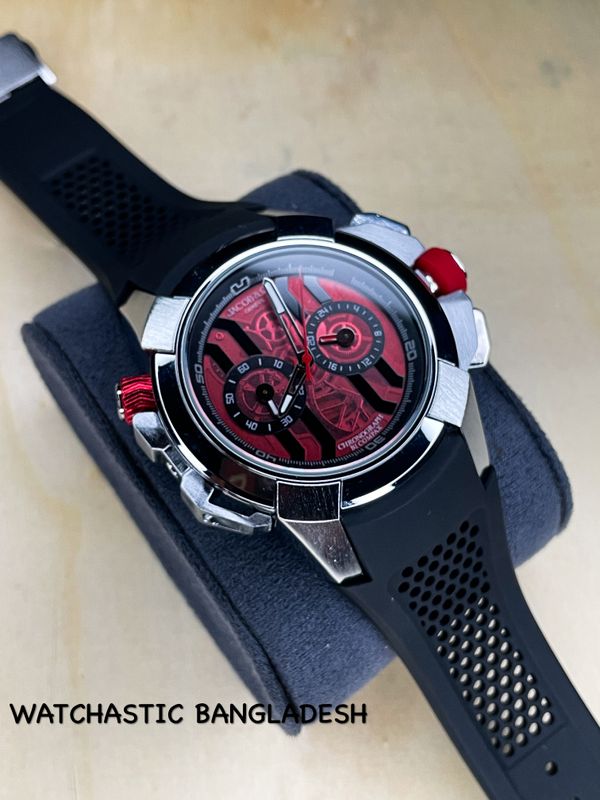 Jacob & Co Messi Edition Silver Red Dial