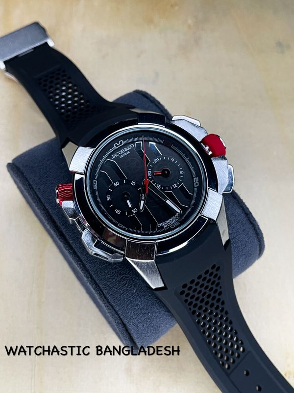 Jacob & Co Messi Edition Silver Black Dial