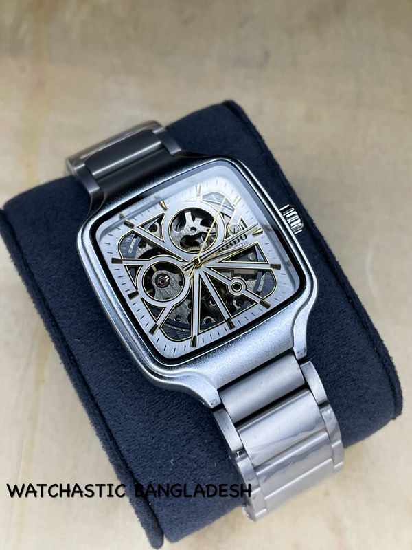 Rado True Square Auto Silver Body White Dial