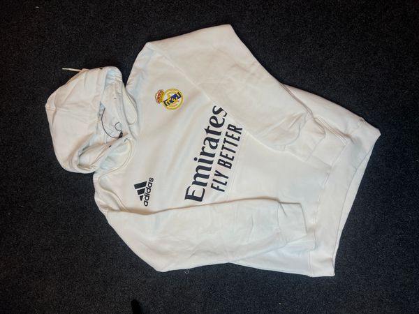Real Madrid White hoodie