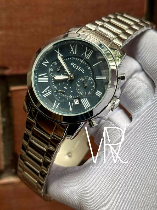 FOSSIL GRANT CHRONO BLUE DIAL