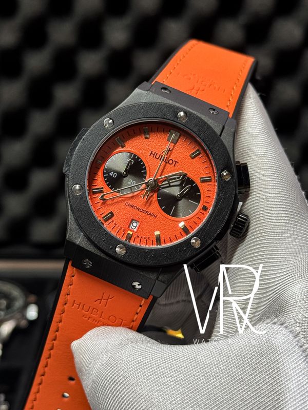 HUBLOT CLASSIC FUSION ORANGE BELT