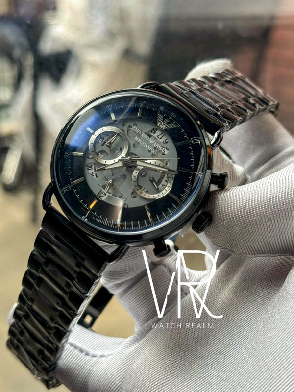 ARMANI OVAL FULL BLACK