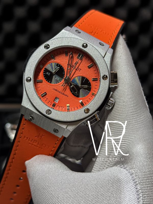 HUBLOT CLASSIC FUSION ORANGE SILVER CASE