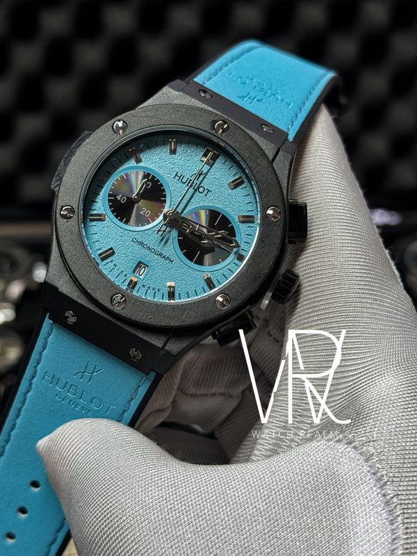 HUBLOT CLASSIC FUSION SKY BLUE BLACK CASE