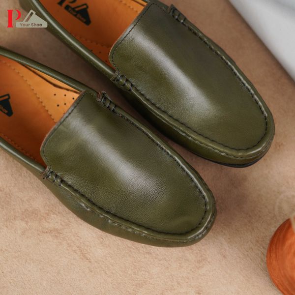 Olive Moccasin Loafer