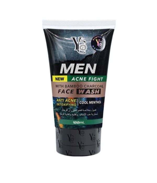 Yc Acne Fight With Bamboo Charcol Men Face WashSize: 100ml