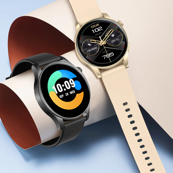 Colmi V73 Bluetooth Calling Smart Watch- Gold Color